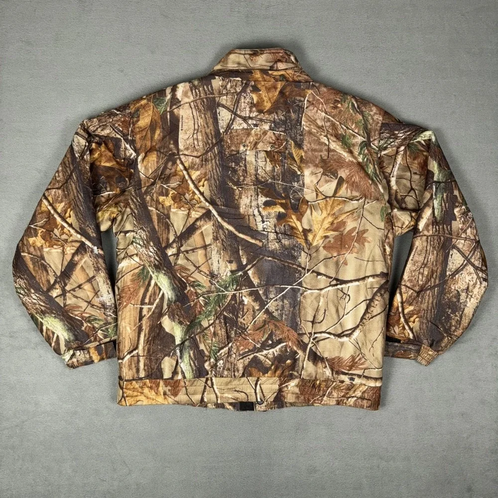 Field & Stream Mens Realtree Camo Hunting Jacket Small Insulated Full Zip Brown - Picture 5 of 8